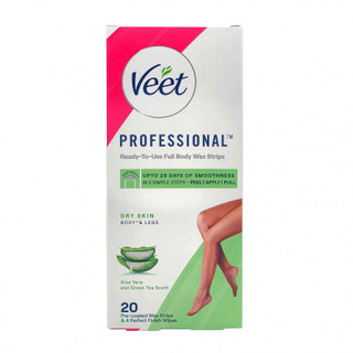 نوار موبر بدن ویت / Veet مخصوص پوست خشک 20 عددی فرانسوی اصلی