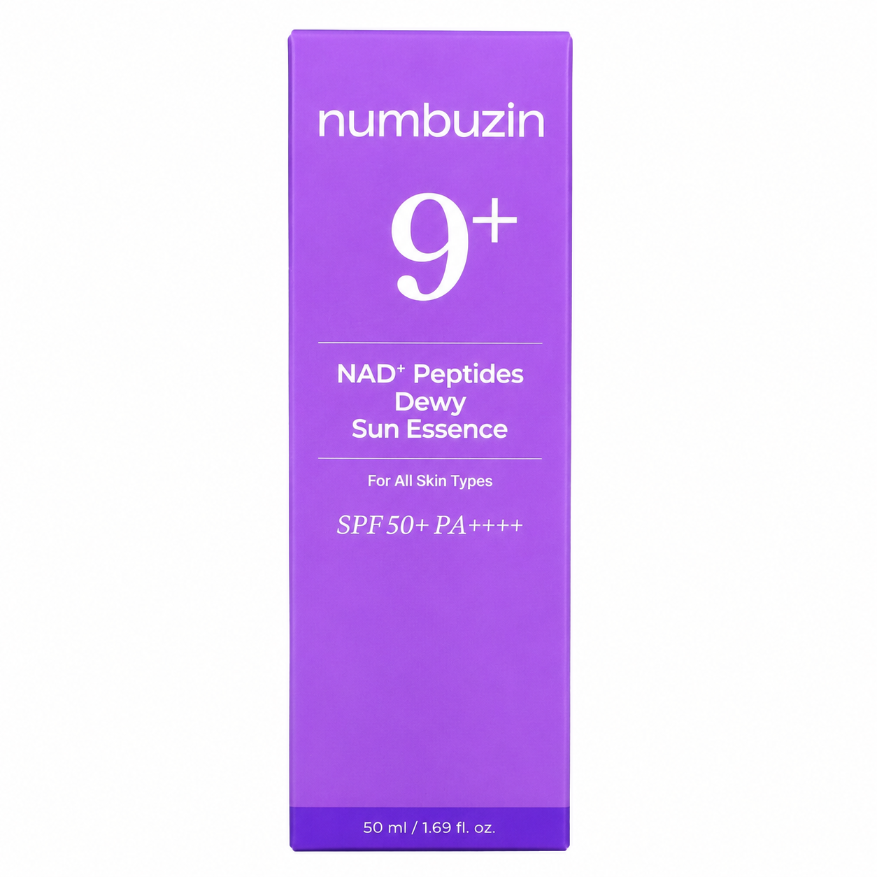 ضد آفتاب نامبوزین شماره +9 | حاوی NAD+ و پپتاید، مدل Dewy Sun Essence، اس پی اف 50