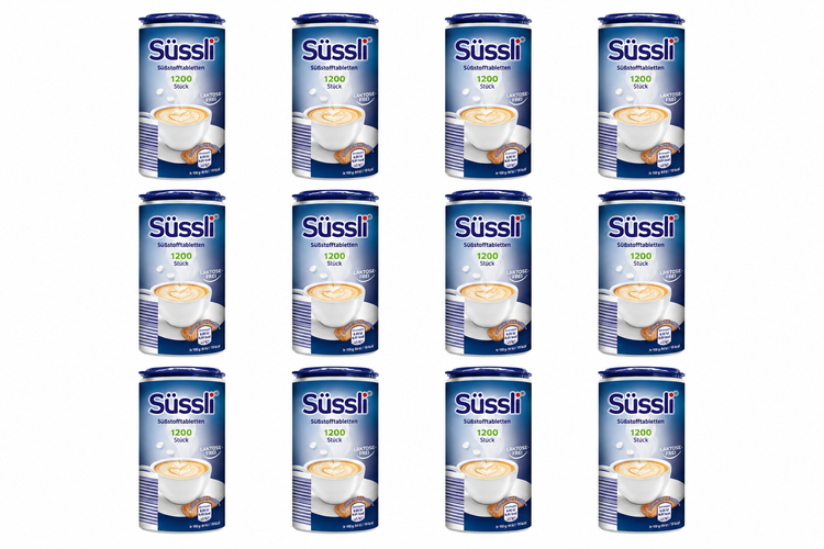 شیرینکننده کم کالری Süssli مدل Süßstofftabletten بسته 1200 عددی – بدون لاکتوز